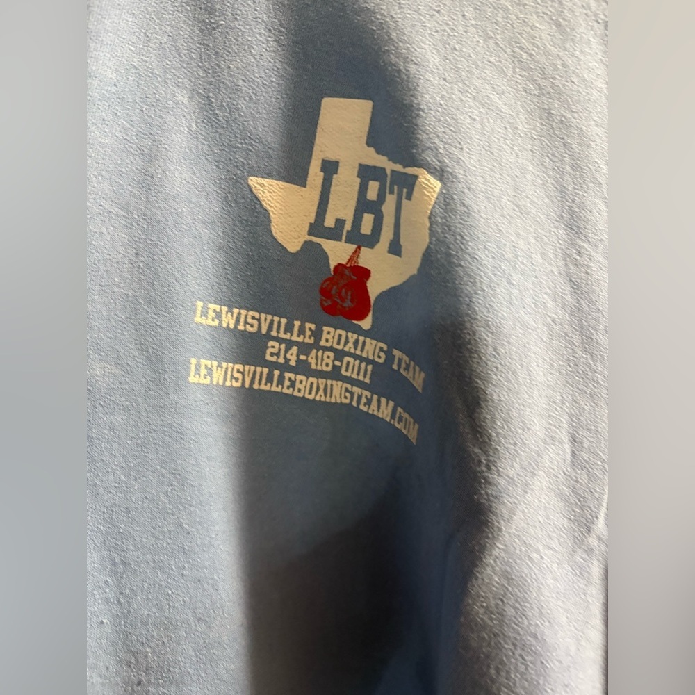 Blue Lewisville Boxing Hoodie - Picture 2 of 3